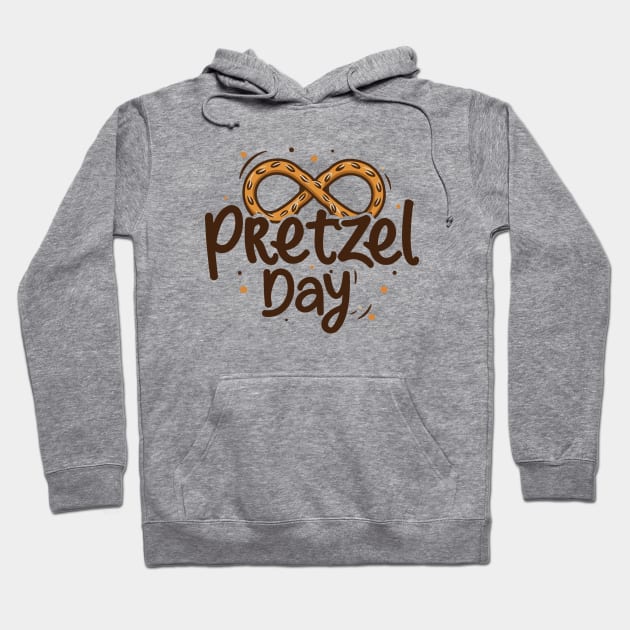 National Pretzel Day – April Hoodie by irfankokabi